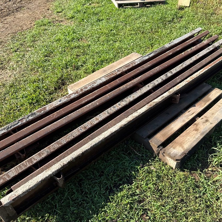 6- 6” x 10’ steel cement forms