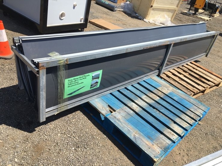 (30)-unused-12ft-x-17.7in-metal-roof-panels.-image-1