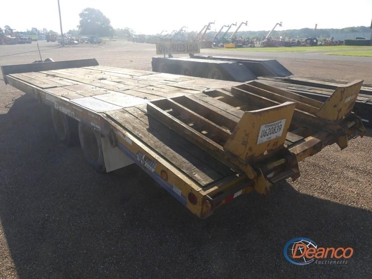 2001-eager-beaver-10ha-tag-trailer,-s/n-112htn3052l058712:-t/a,-pintle-hitch,-19'-deck,-5'-dovetail,-fold-down-ramps,-air-brakes,-16"-wheels,-two-10000-lb.-axles-image-5