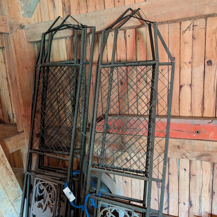 #3049 • Metal Garden Arbor Panels