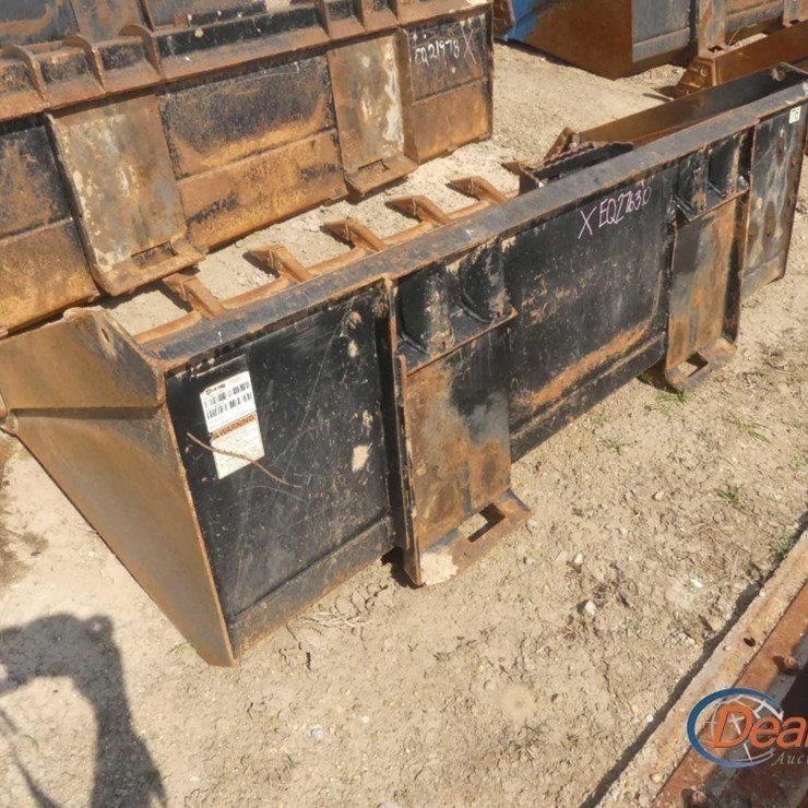 VERNIG 76" SKID STEER BUCKET, S/N 3022714 WITH TEETH
