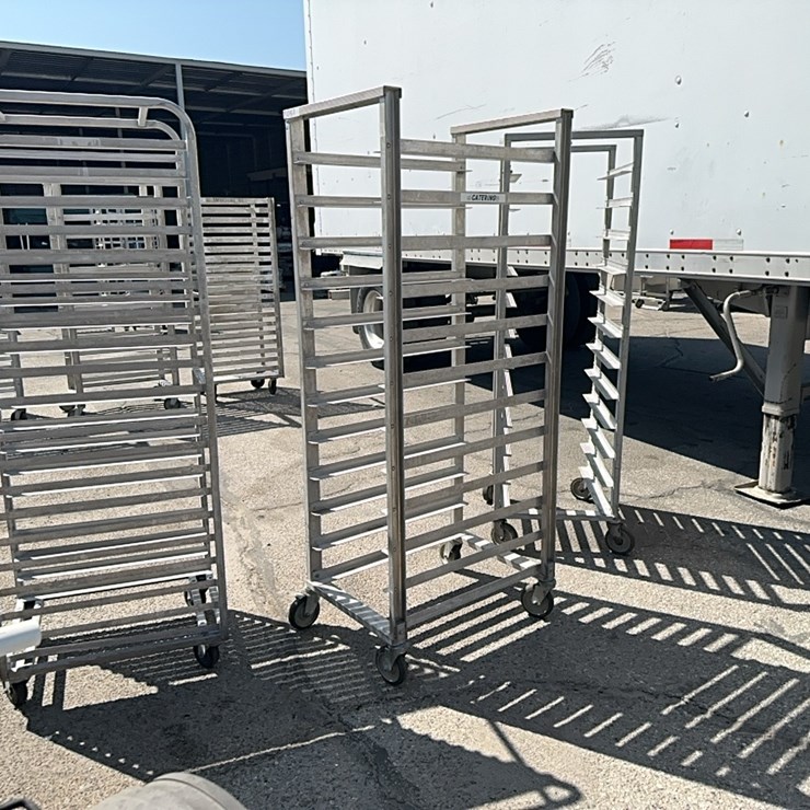 LOT# -735  - CRES COR SHEET PAN RACKS