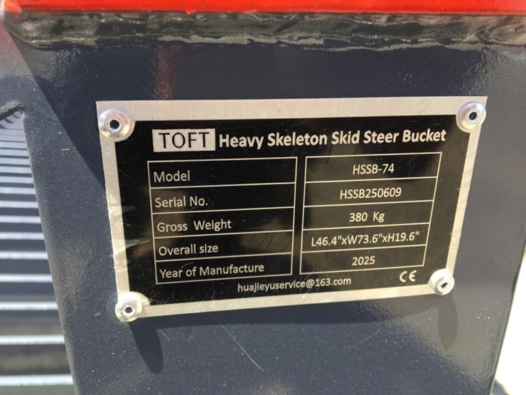 unused-2025-toft-74in-heavy-duty-skeleton-bucket,-image-4