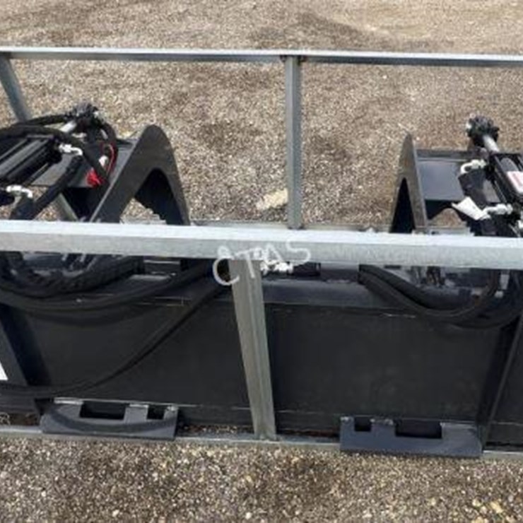 #127 • Wolverine 72" Skid Steer Rock/Brush Grapple Bucket