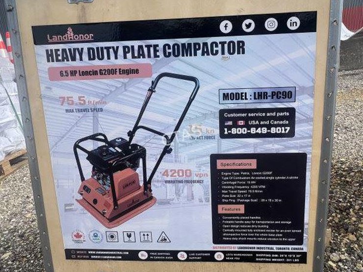#108-•-land-honor-heavy-duty-gas-plate-compactor-image-1