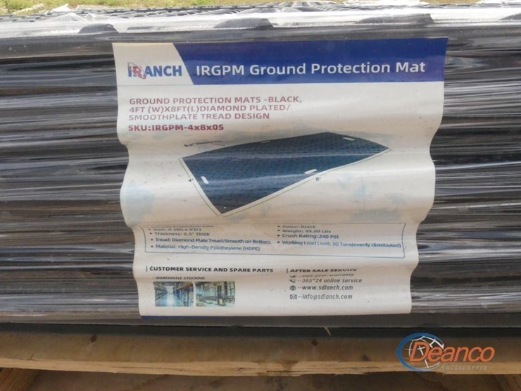 (15)-unused-2025-ir-ground-protection-mats:-4'x8',-0.5"-thick,-80-ton-cap.,-high-density-polyethylene-image-1