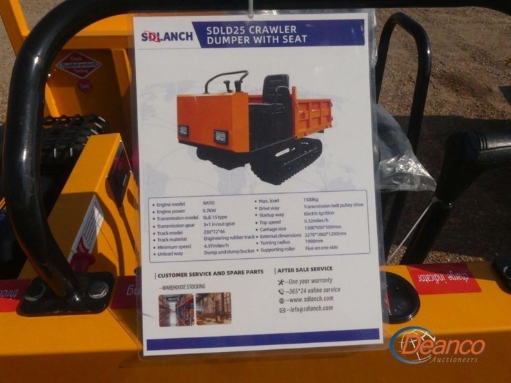 unused-2025-sdlanch-sdld25-crawler-dumper,-s/n-a2503014376:-briggs-&-stratton-eng.,-rubber-tracks-image-6