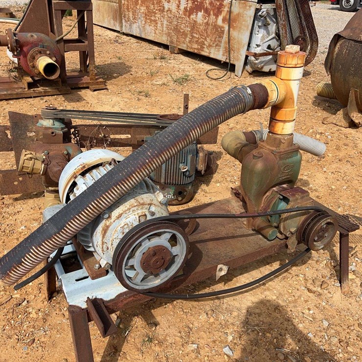 3" Pump w/ Industrial 15HP Electric Motor