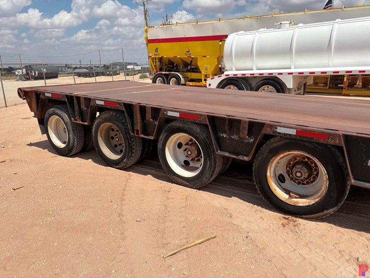 2008-nevi-43’-x-8’,-,lowboy-trailer,-4-axles-w/rolling-tail-board-image-4