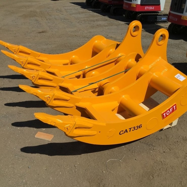 Unused 2025 TOFT 10R Rake Attachment,