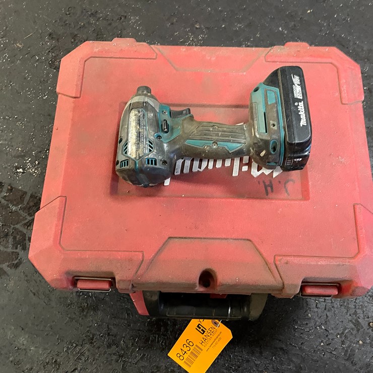 #8436 • Milwaukee Cordless Drill, Impact and Makita Impact