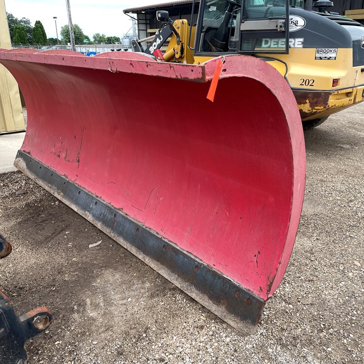 #9865 • 12' Wheel Loader Monroe Snow Plow