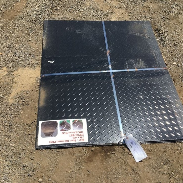 (20) Unused 3ft x 4ft Diamond Plate Steel Metal
