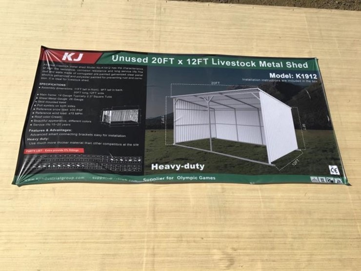 unused-20ft-x-12ft-livestock-metal-shed.-image-3
