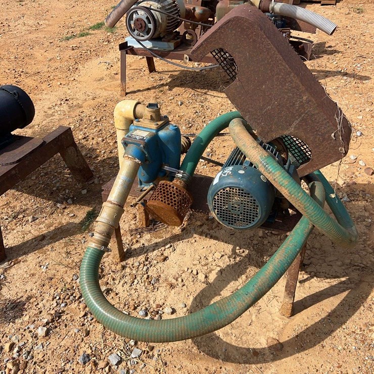 2" Pump w/ 5HP Electric Motor