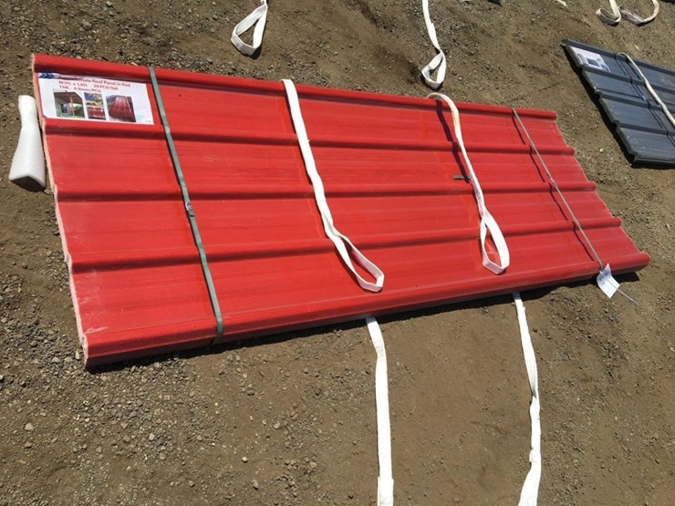(30)-unused-8ft-x-3ft-corrugated-polycarbonate-image-1