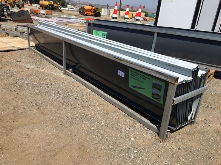 (30)-unused-12ft-x-17.7in-metal-roof-panels.-image-1