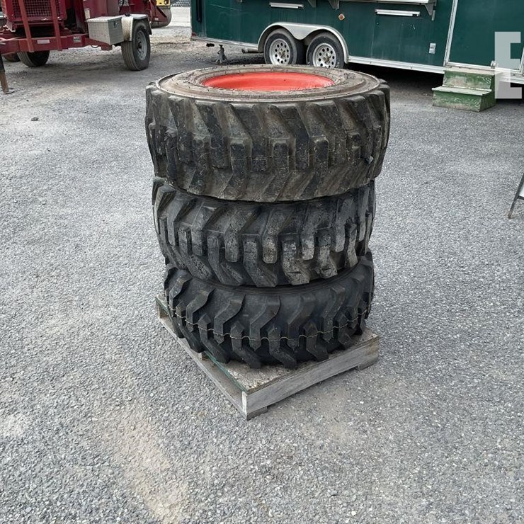(3) BOBCAT 12X16.5 WHEELS & TIRES