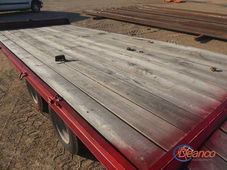 harris-welding-25'-tag-trailer-(no-title---bill-of-sale-only):-pintle-hitch,-t/a,-dovetail,-ramps,-elec.-brakes,-12k-axles-image-6