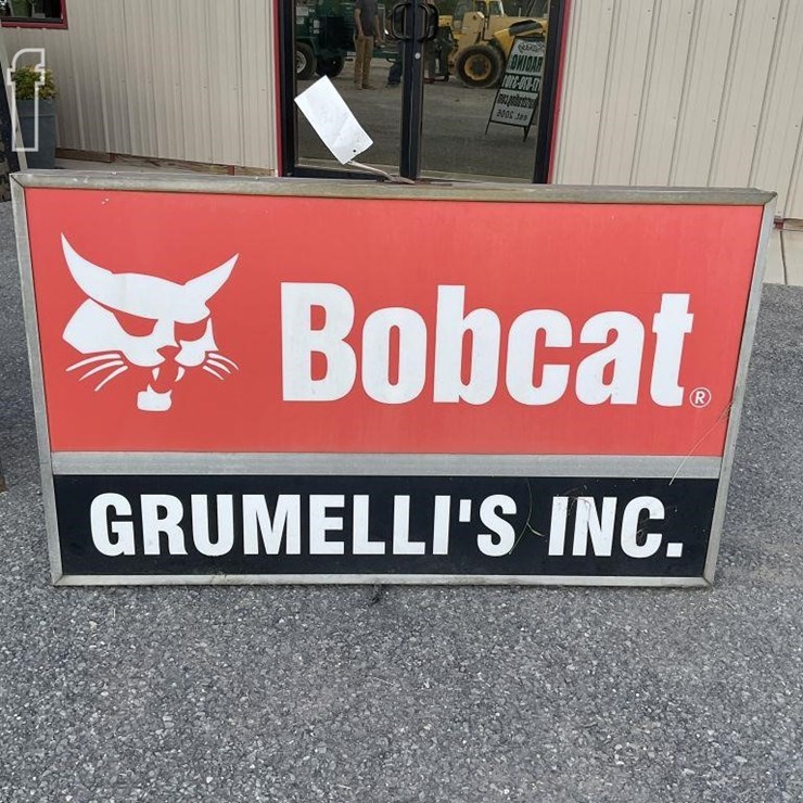 BOBCAT SIGN 36" WIDE, 60" LONG