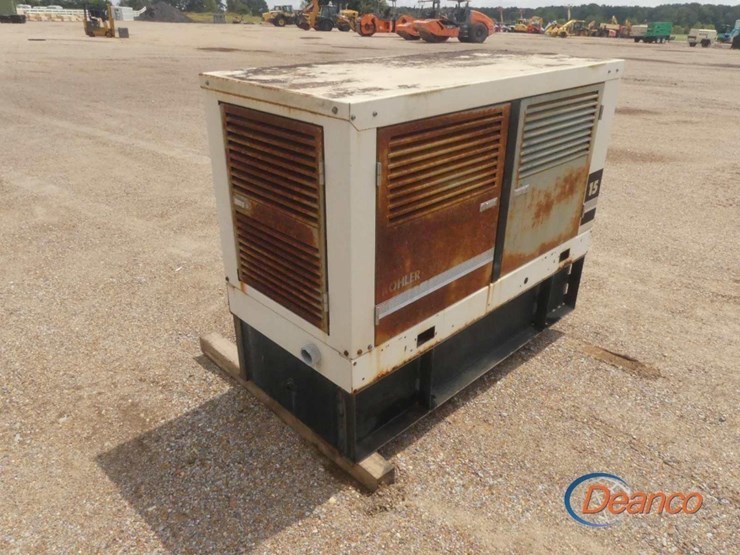 kohler-15-generator,-s/n-0730302:-15kw,-diesel-eng.,-120-hrs-(utility-owned)-image-1