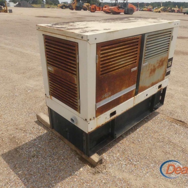 KOHLER 15 GENERATOR, S/N 0730302: 15KW, DIESEL ENG., 120 HRS (UTILITY OWNED)