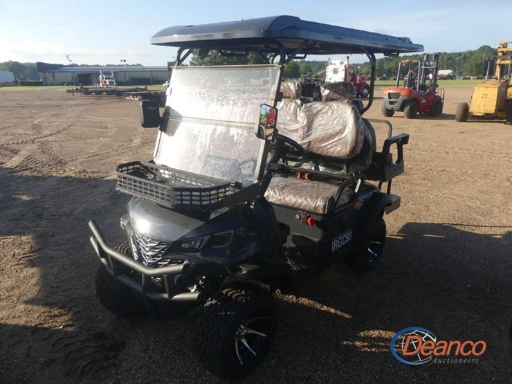 irfc80-electric-golf-cart,-s/n-sdfd667877485:-canopy,-windshield,-60-volt,-rear-seat,-bluetooth-radio,-backup-camera,-turn-signals,-alum.-wheels-image-9