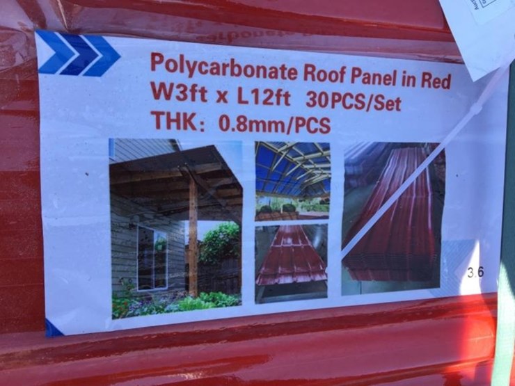 (30)-unused-12ft-x-3ft-corrugated-polycarbonate-image-3