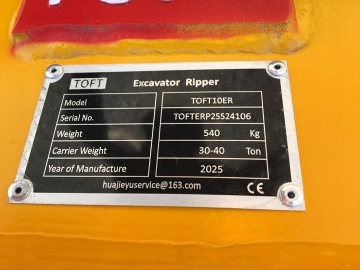unused-2025-toft-10er-ripper-attachment,-image-3