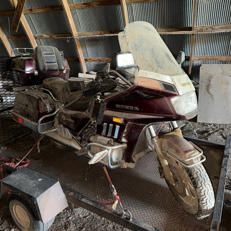 Honda Goldwing 1200 Motorcycle, 45,264 Miles **Title**, Trailer Not Included
