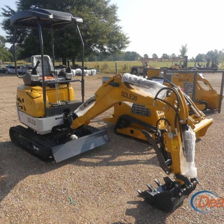 UNUSED 2025 SDLANCH SDLE20 MINI EXCAVATOR, S/N 00726A: YANMAR 23HP DIESEL ENG., RUBBER TRACKS