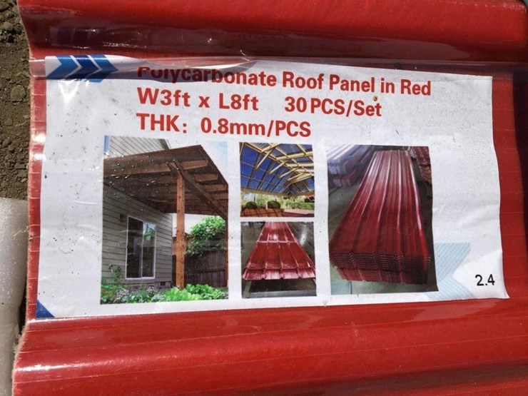 (30)-unused-8ft-x-3ft-corrugated-polycarbonate-image-3