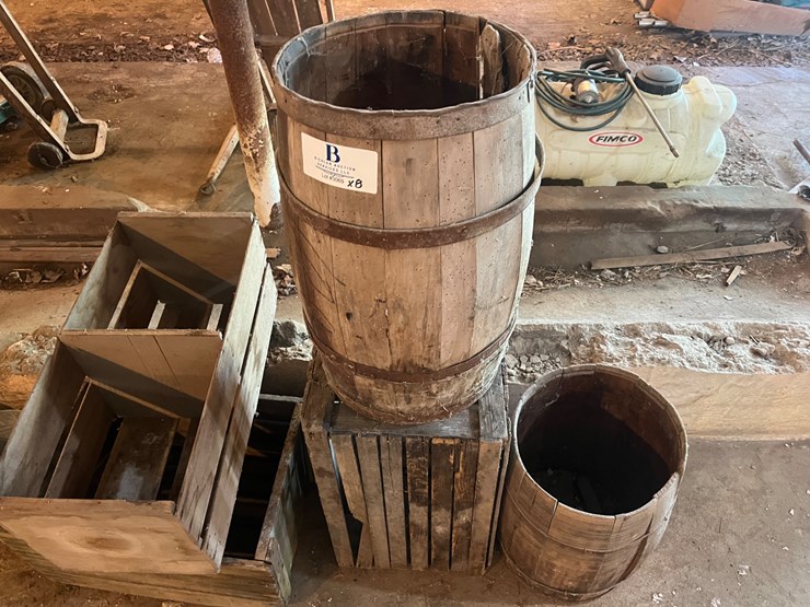 #3069-•-antique-barrels,-crates-and-pails-image-3