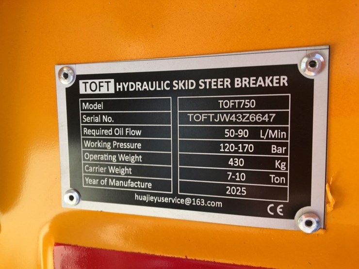 unused-2025-toft750-hydraulic-hammer-attachment,-image-3