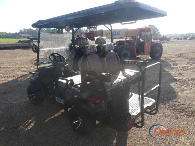 irfc80-electric-golf-cart,-s/n-sdfd667877485:-canopy,-windshield,-60-volt,-rear-seat,-bluetooth-radio,-backup-camera,-turn-signals,-alum.-wheels-image-3