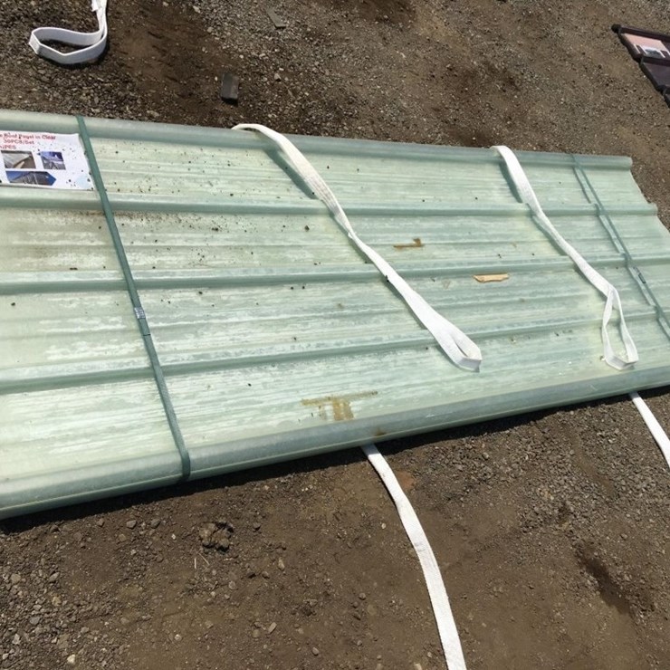 (30) Unused 8ft x 35in Corrugated Polycarbonate