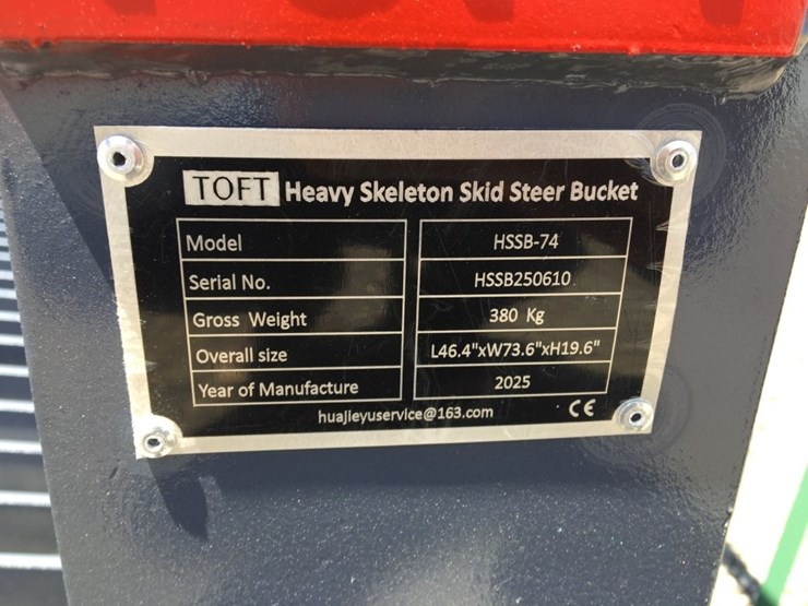 unused-2025-toft-74in-heavy-duty-skeleton-bucket,-image-4