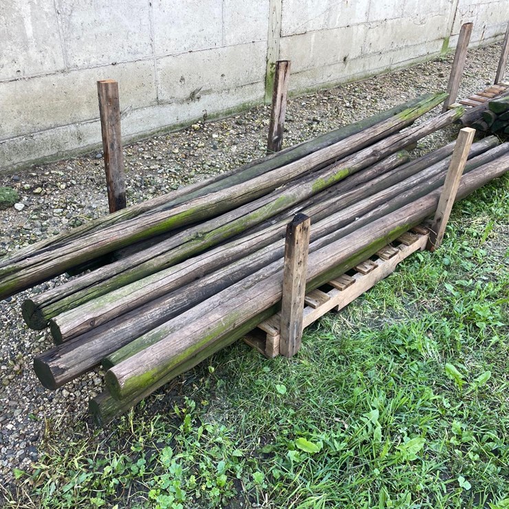 Pallet Of Round Poles