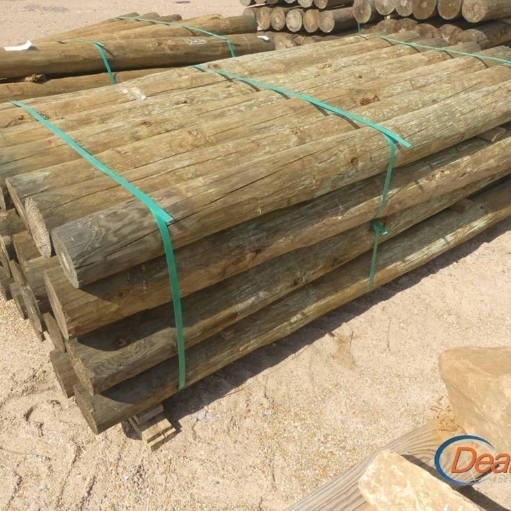 LOT OF (28) ROUND POSTS
