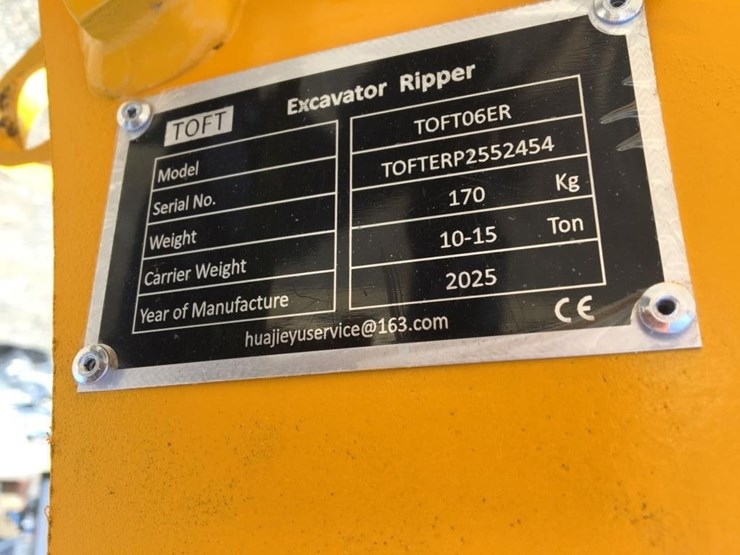 unused-2025-toft-06er-ripper-attachment,-image-3