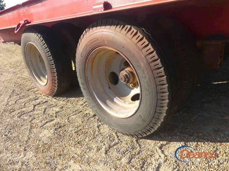 harris-welding-25'-tag-trailer-(no-title---bill-of-sale-only):-pintle-hitch,-t/a,-dovetail,-ramps,-elec.-brakes,-12k-axles-image-7