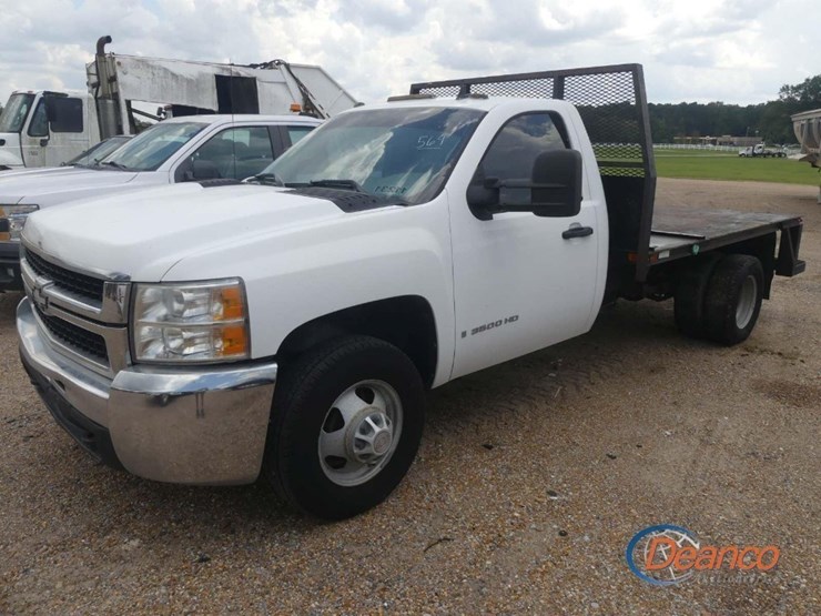2008-chevy-3500hd-flatbed-truck,-s/n-1gbjc34668e137605-(inoperable):-2wd-image-9