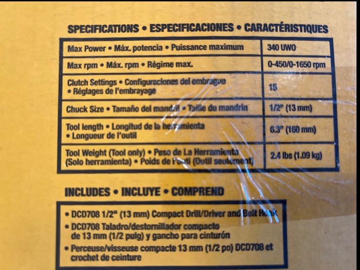 #1154-•-dewalt-cordless-drill-image-2