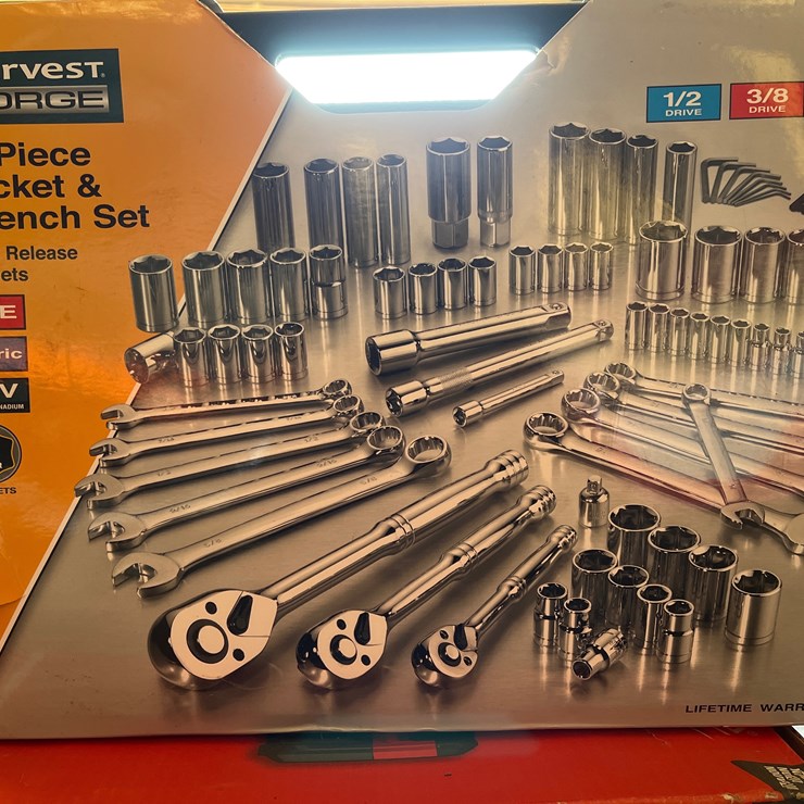 #27 • HARVEST FORGE 92 PIECE SOCKET AND WRENCH SET