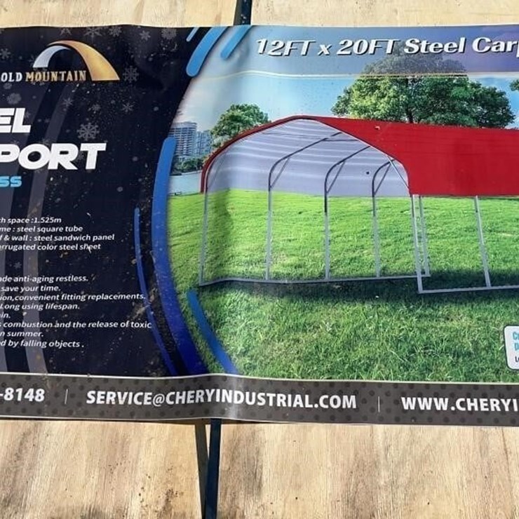 Gold Mountain 12ft x 20ft Steel Carport
