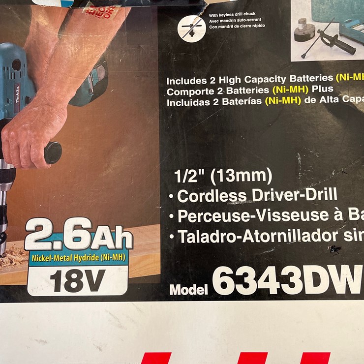 #9 • MAKITA 1/2 CORDLESS HAMMERDRILL