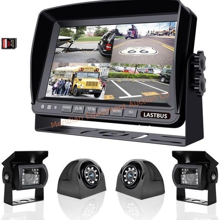 9'' RV Camera System HD DVR Recording Monitor