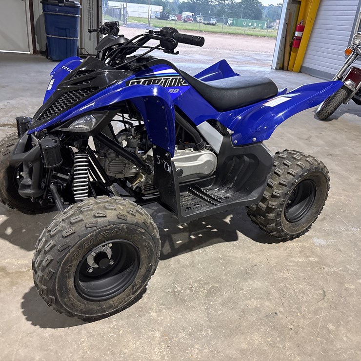 #114 • 2015 YAMAHA RAPTER 90 QUAD