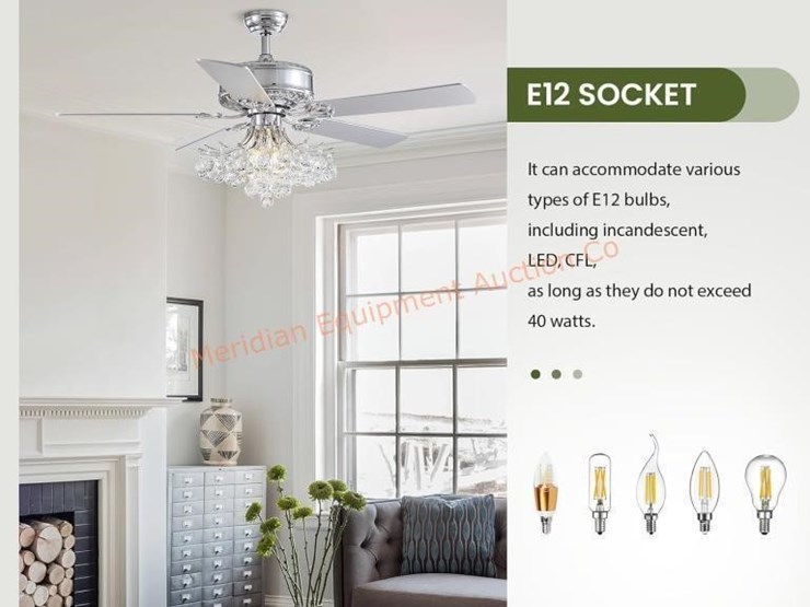 52"-elegant-ceiling-fan-with-light-and-remote-image-2
