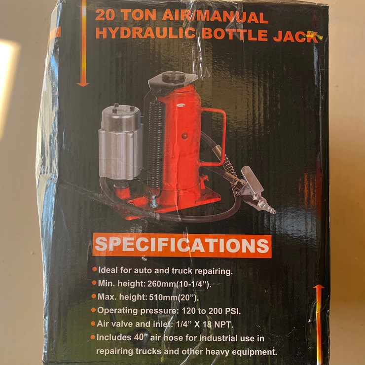 #2035 • 20TON AIR HYDROLIC JACK